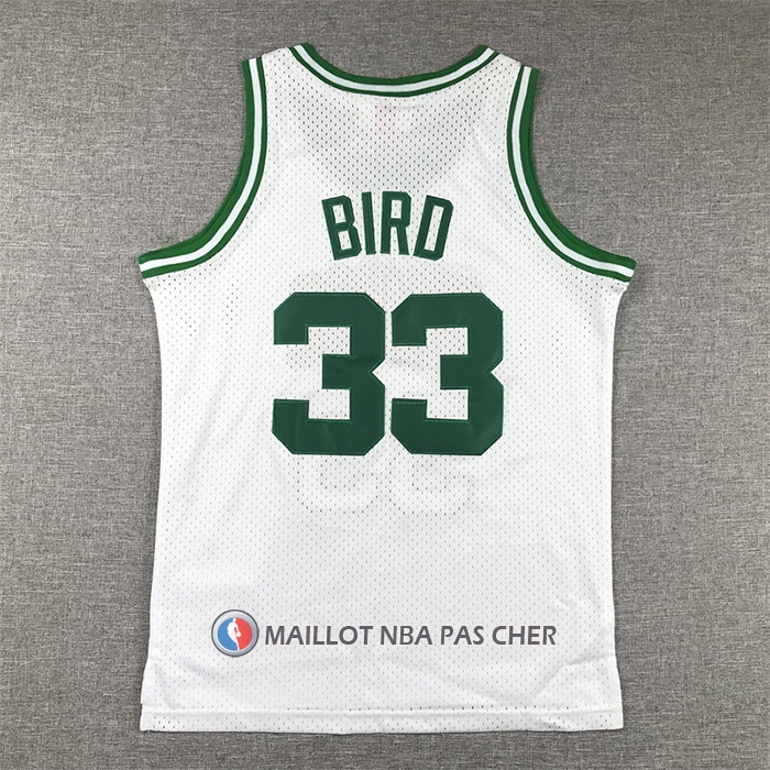 Maillot Enfant Boston Celtics Larry Bird NO 33 Mitchell & Ness 1985-86 Blanc
